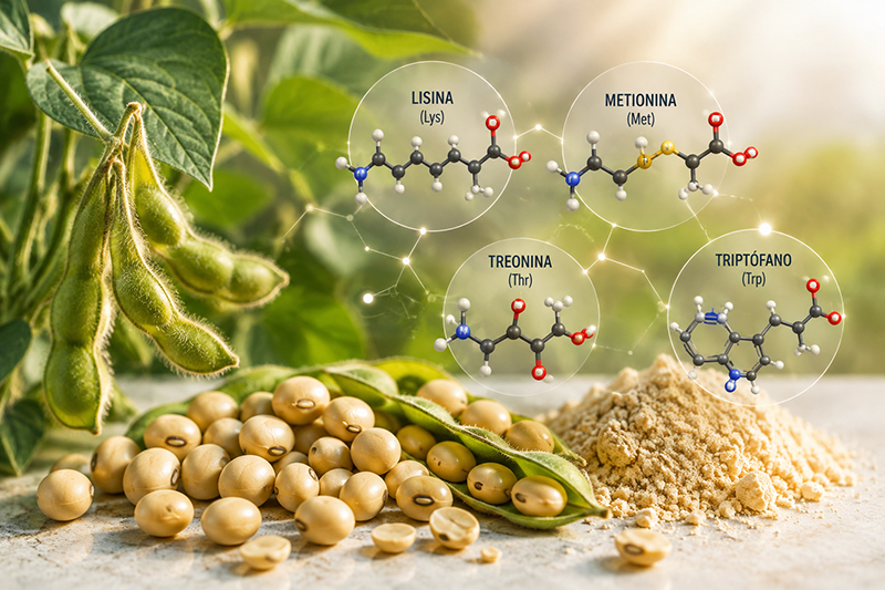 ¿Conocés realmente el valor nutricional de la soja que estás utilizando? La calidad de su perfil de aminoácidos puede hacer una diferencia mucho mayor de la que imaginás al momento de formular y calcular costos.